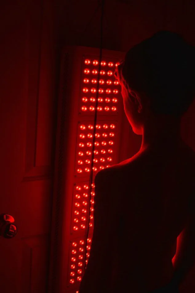 Red light therapy panel session at Vultun Siargao