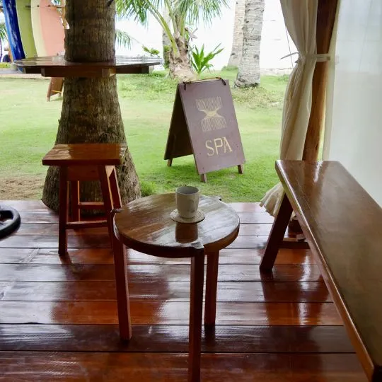 Vultun Spa beachfront location at Jacking Horse