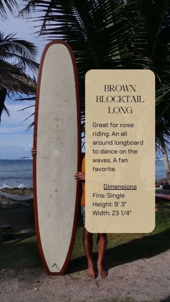 Vultun longboard surfboard Siargao — premium board for all levels