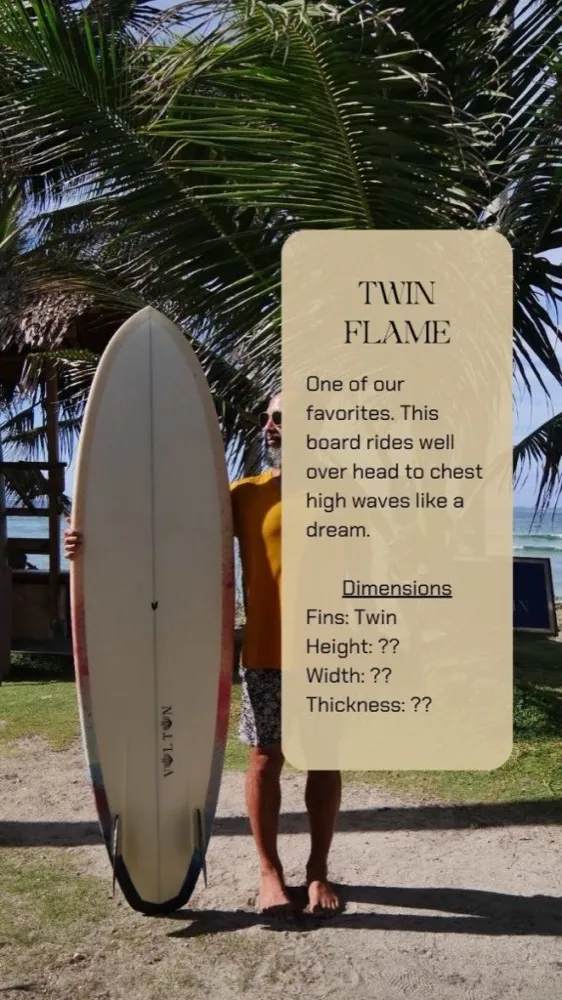 Vultun midlength surfboard rental Siargao — transitional board from longboard