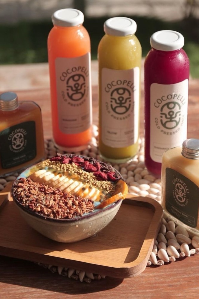 Cocopelli Juice Bar organic smoothie offerings in Siargao