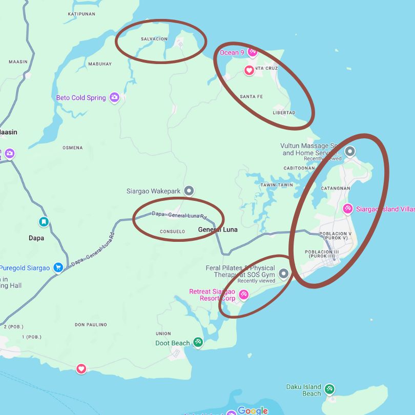 siargao home service map