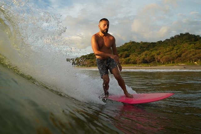 JAY SUENO SURFING A CHRIS CHRISTENSON IN NICARAGUA