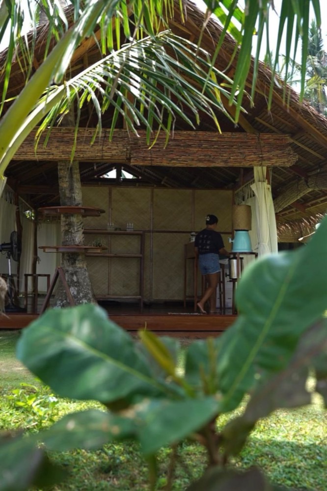 Vultun Spa shala entrance at Jacking Horse Beach, Siargao